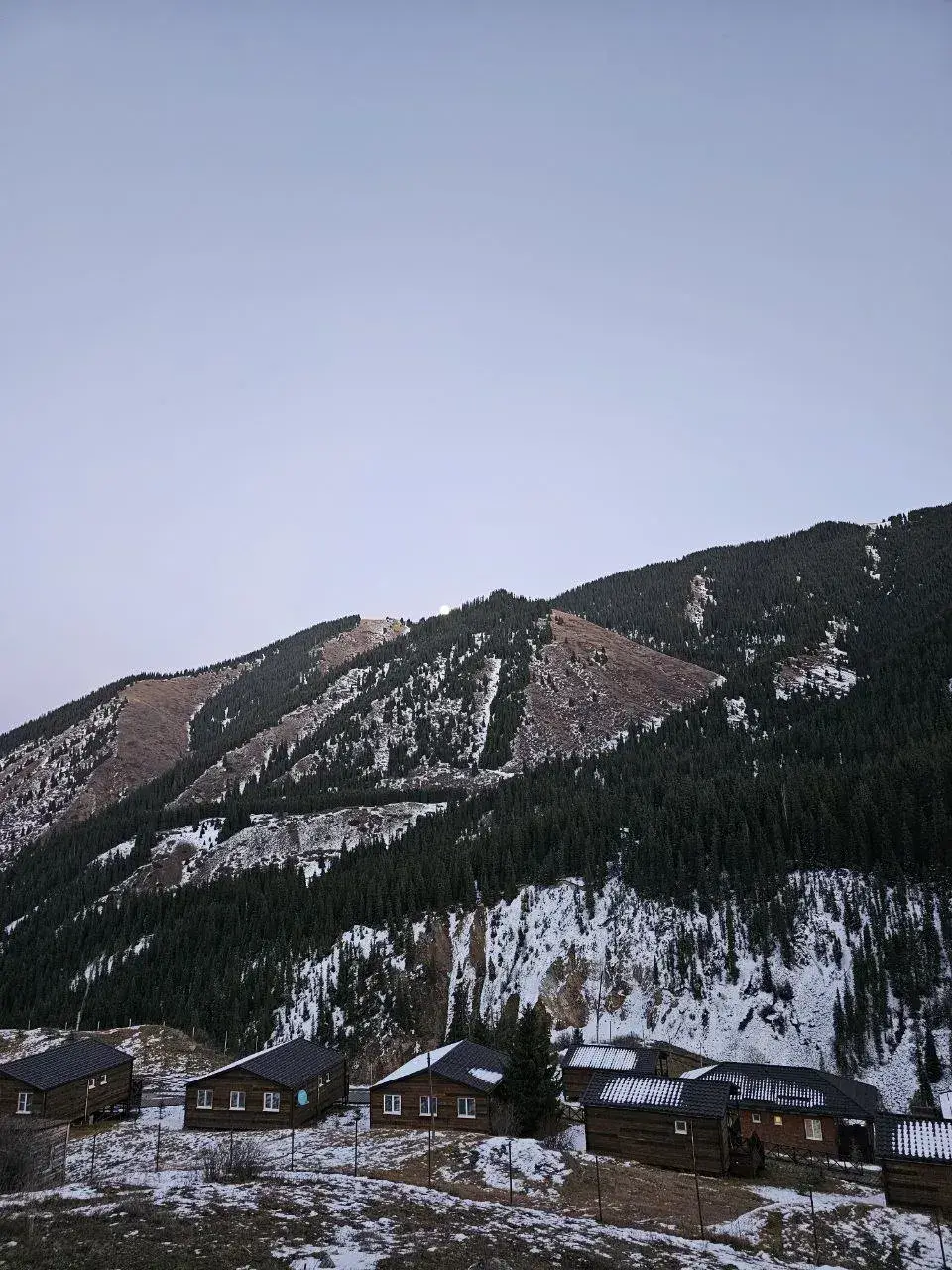 Озеро Кольсай зимой