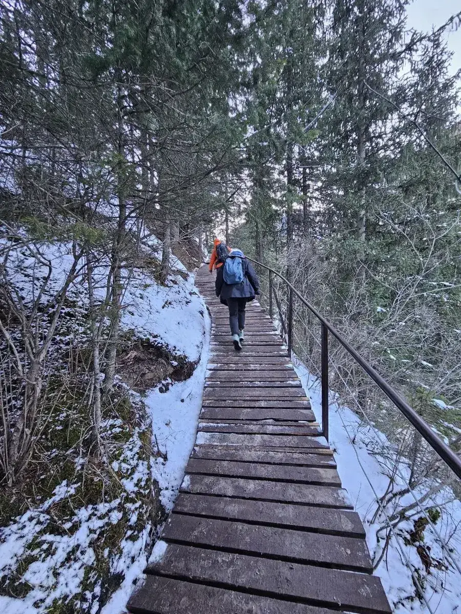 Озеро Кольсай зимой